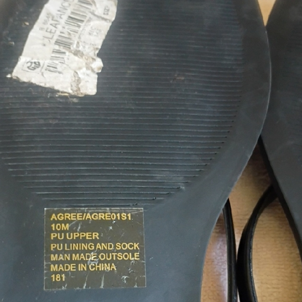 Steve Madden Elegant Black Sandals - Picture 7 of 8